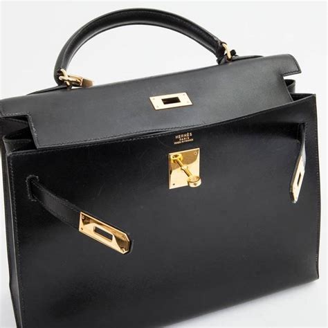 hermes kelly black box sellier 32